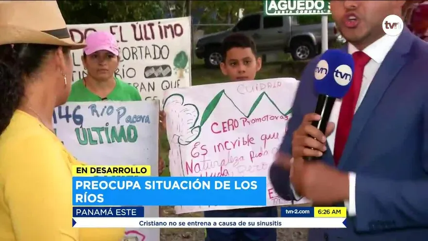 Preocupación por los ríos en Panamá Este