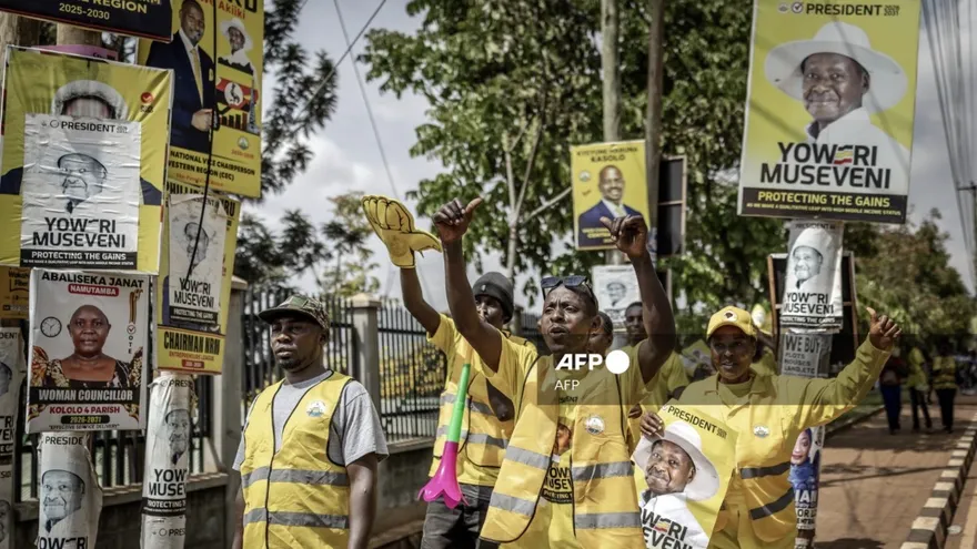 Uganda bloquea el servicio de internet antes de elecciones generales