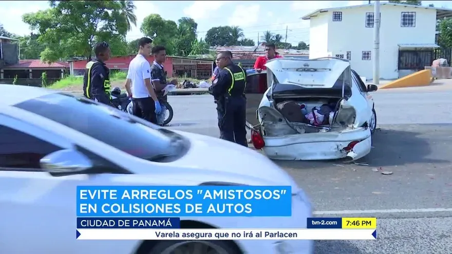 Piden evitar arreglos de buena fe durante colisiones menores