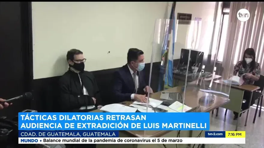 Realizan audiencia a Luis Enrique Martinelli