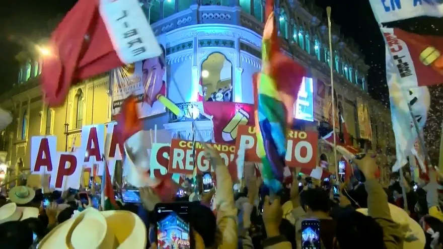 Finalizó conteo de votos en Perú con ventaja para Castillo