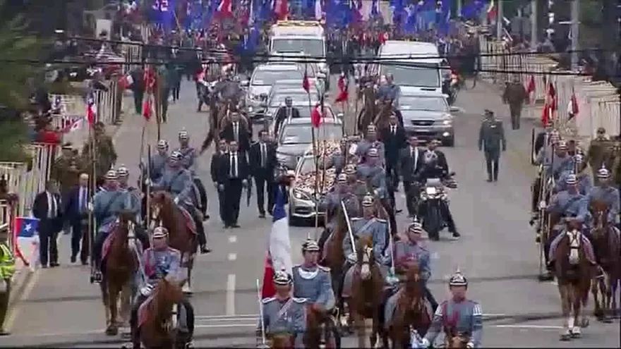 Chile despide con honores a expresidente Patricio Aylwin