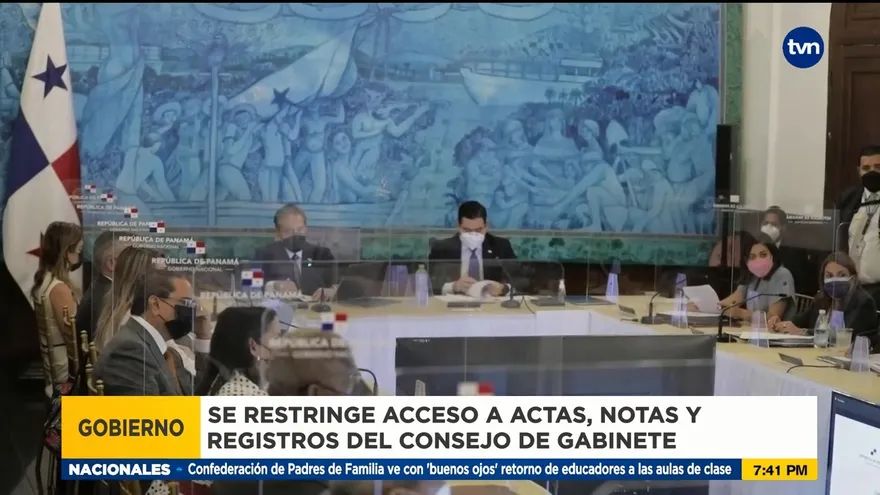 Sigue las reacciones por restricción de información del Consejo de Gabinete