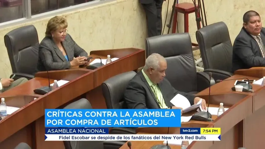 Críticas contra la Asamblea por compra de artículos