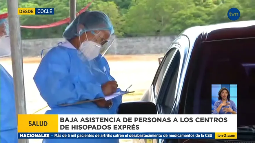 Pocas personas se realizan hisopados en Coclé