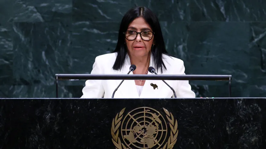 Delcy Rodríguez, presidenta interina de Venezuela