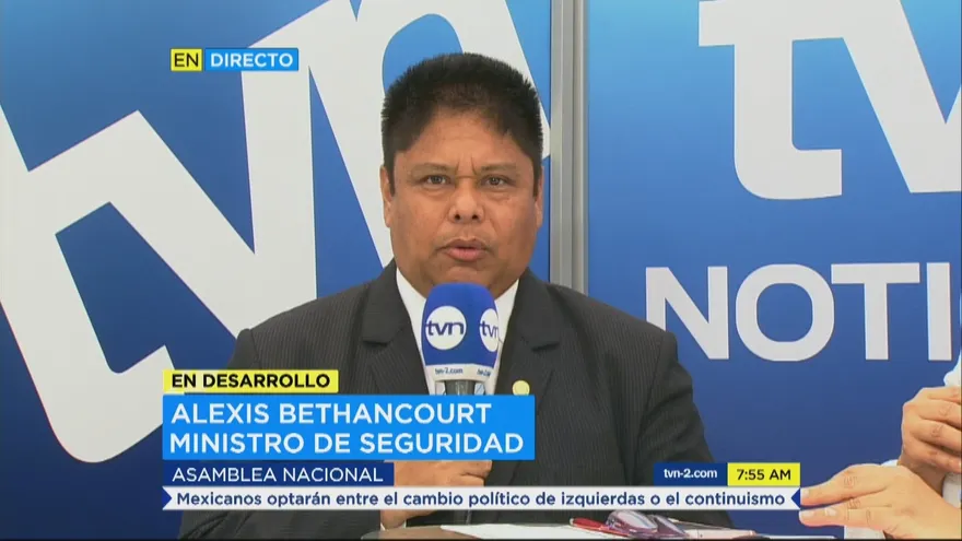 Alexis Bethancourt, ministro de Seguridad.