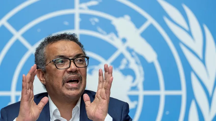 El director general de la Organización Mundial de la Salud (OMS), Tedros Adhanom Ghebreyesus.