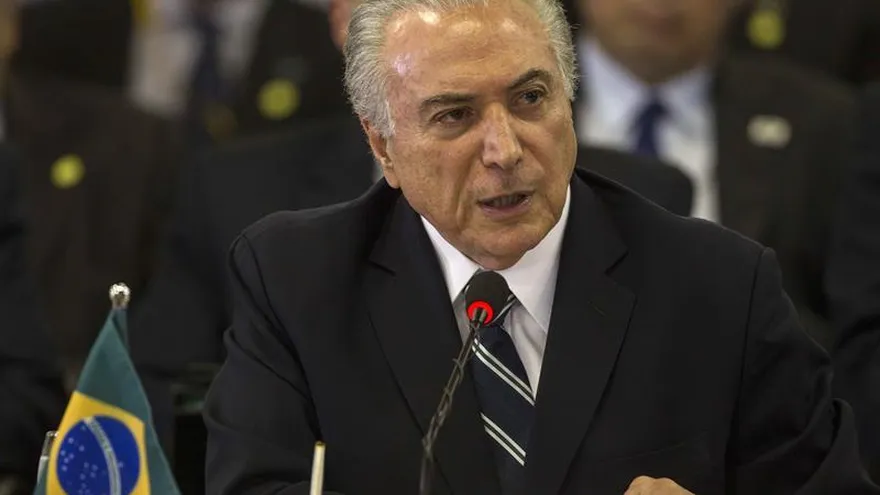 El presidente brasileño, Michel Temer.