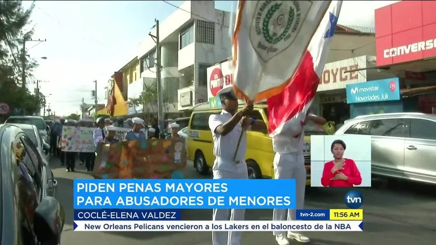 Estudiantes protestan contra abuso sexual a menores
