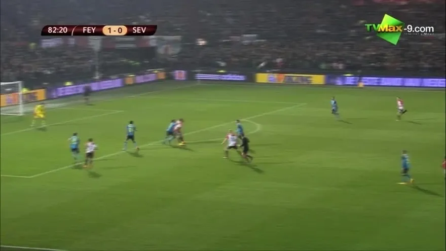 Gol de El Ahmadi Min. 83 - Feyenoord 2-0 Sevilla