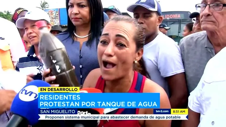 Discusión por mantenimiento de tanque de reserva en San Isidro