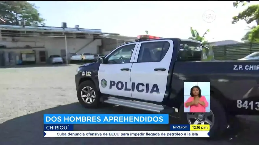 Detienen a dos hombres por violación en Chiriquí