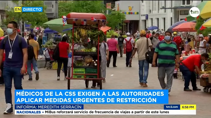 Médico de la CSS exigen se aplique más restricción de movilidad