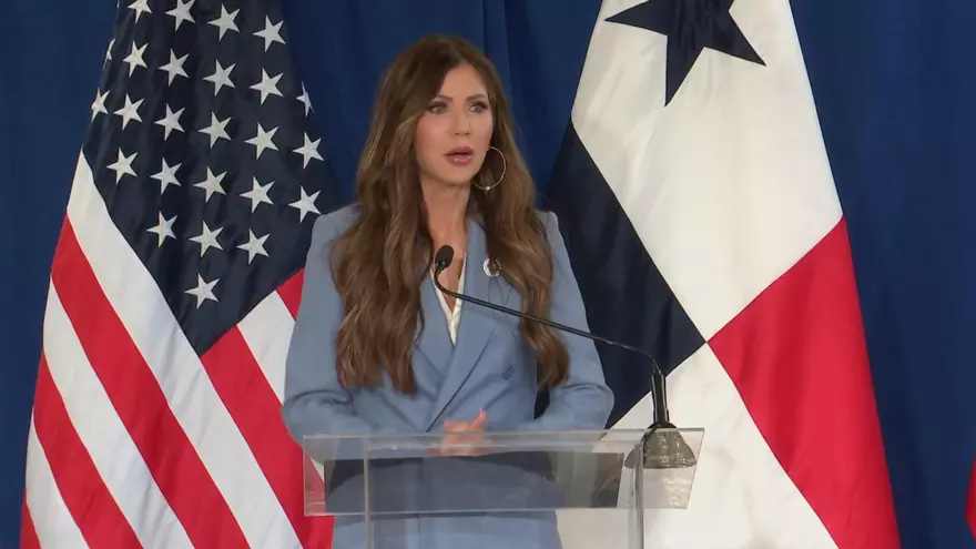 Kristi Noem, secretaria de Seguridad Nacional de Estados Unidos visita Panamá.