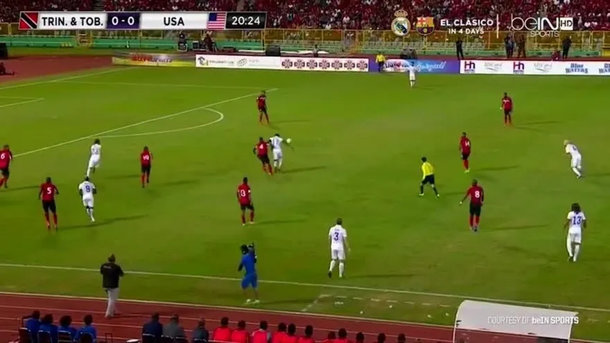 Estados Unidos empató con Trinidad y Tobago en Eliminatorias