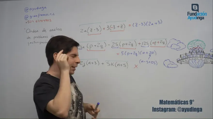 Ayudinga Matemáticas 9° - Repaso General de Casos de Factorización Parte II 4 de mayo de 2020