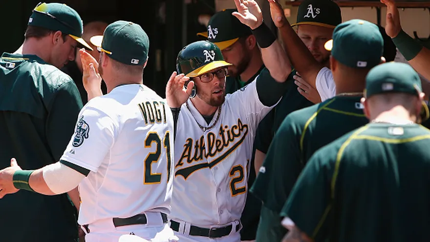 Los Atléticos realizaron un buen trabajo ante los Dodgers