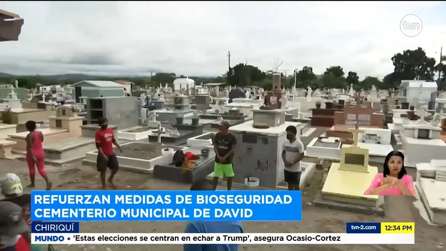 Visitas a Cementerios en David se regirá por horarios