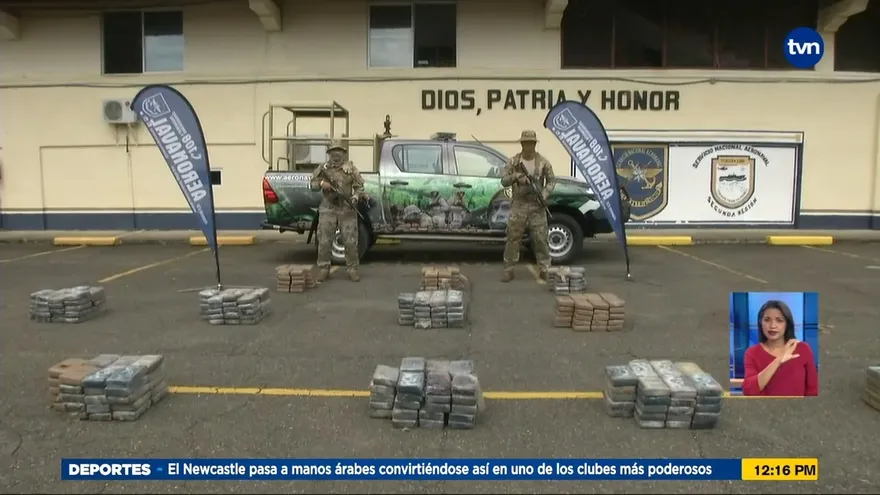 Incautan 600 paquetes de droga en Colón