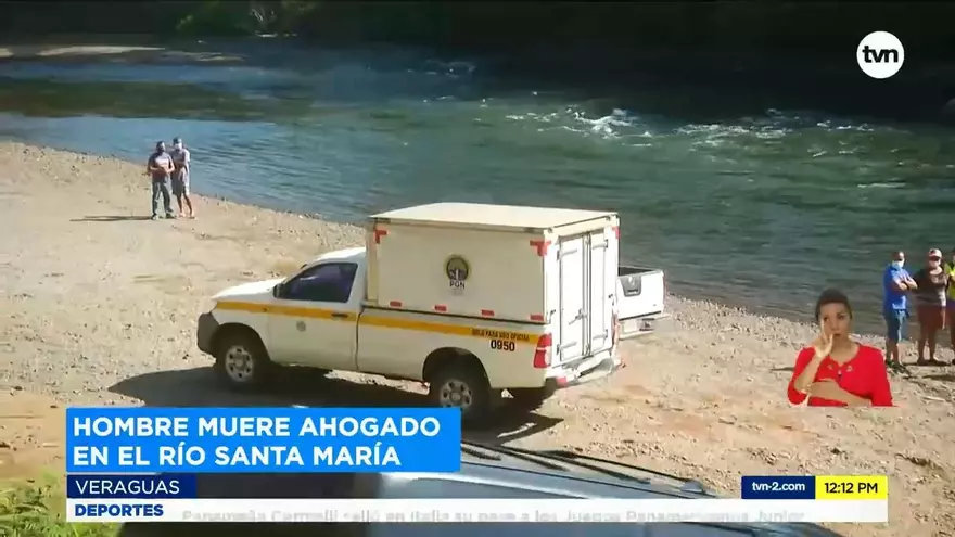 Encuentran cuerpo son vida de persona que se ahogó en río Santa María Veraguas