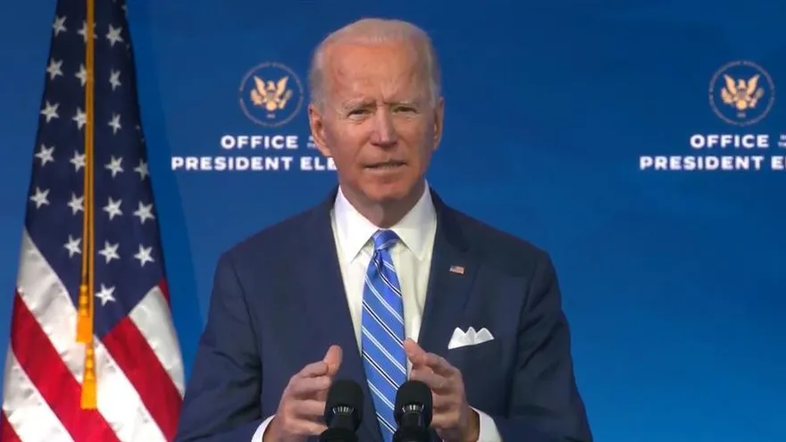 Joe Biden, presidente electo de Estados Unidos.