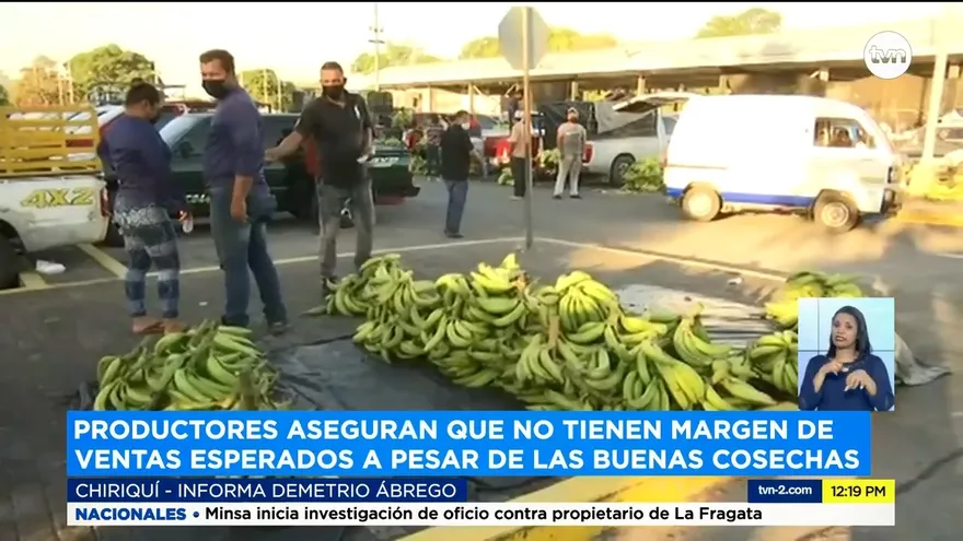 Productores se quejan de pocas ventas en Chiriquí