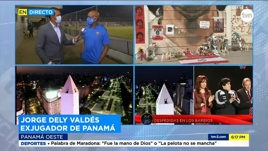 Jorge Dely reacciona a la muerte de Maradona