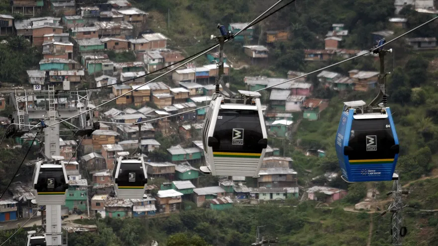 Vista panorámica de la ciudad de Medellín, en Colombia.