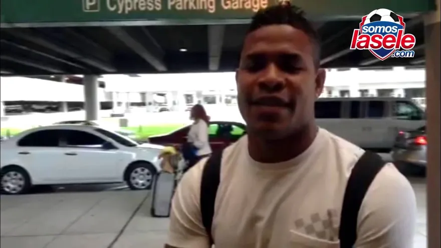 Llegada de Amílcar Henríquez y Román Torres