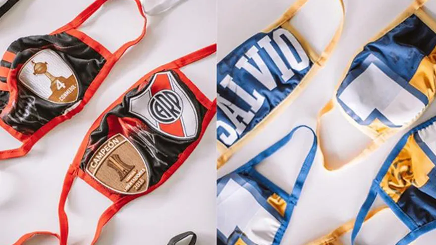 Jugadores de Boca y River donan camisetas para hacer tapabocas