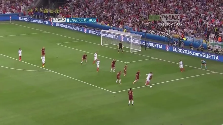 Rusia empató 1-1 a Inglaterra en el minuto 90