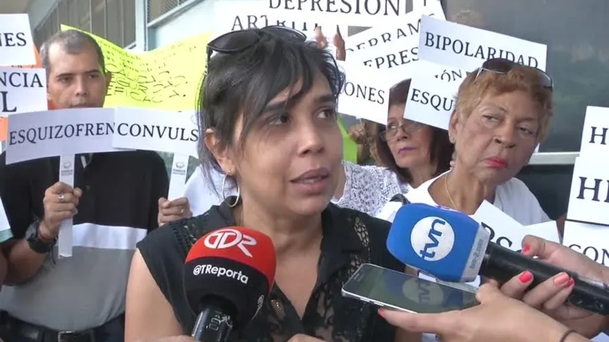 Protesta de pacientes con enfermedades crónicas