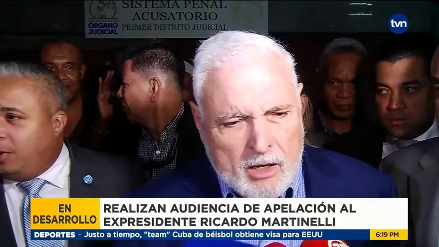 Tribunal de Apelaciones delibera peticiones de la defensa del expresidente Martinelli