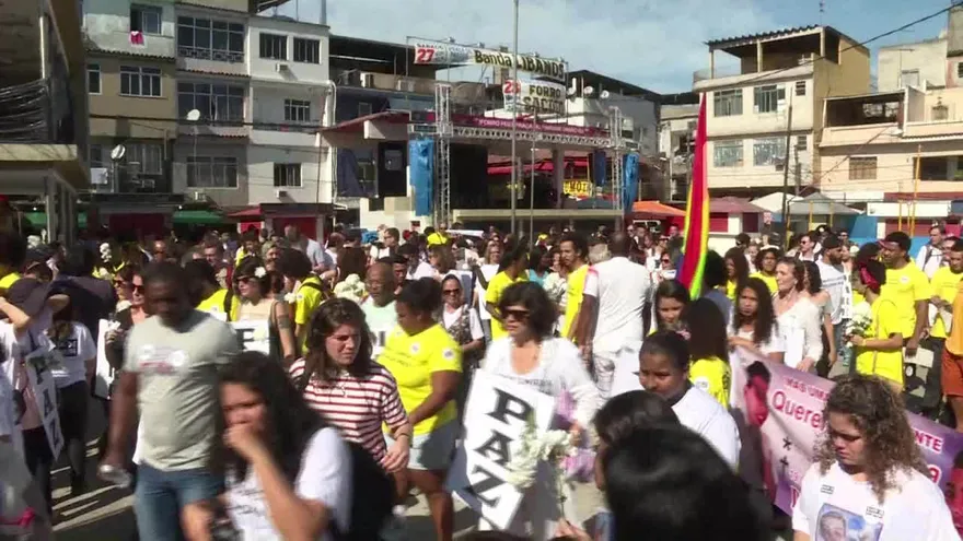 Favela de Rio movilizada contra la violencia