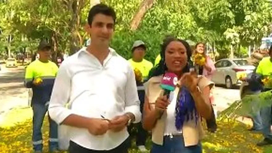 Zully se fue hasta Vía Argentina para conocer del proyecto de guayacanes