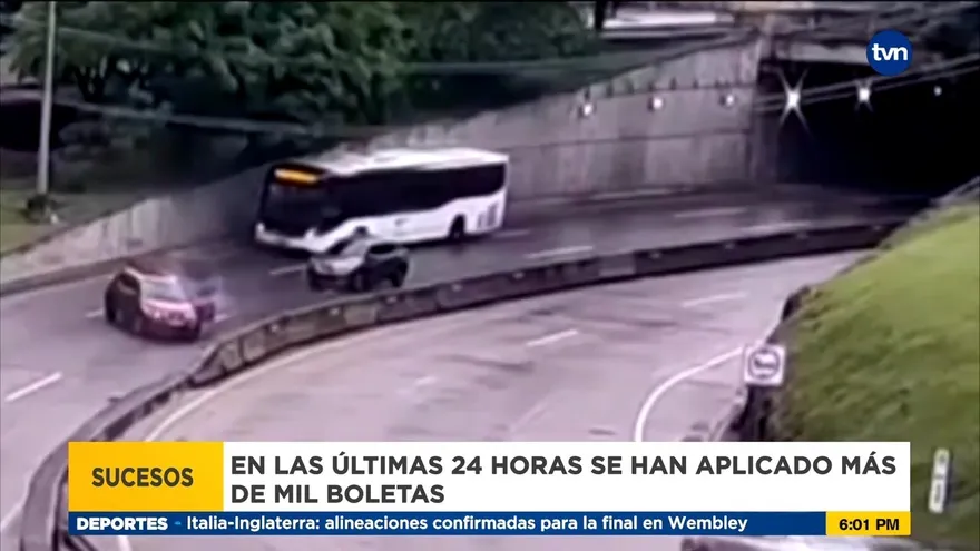 Autoridades aplican más de mil infracciones en las últimas horas