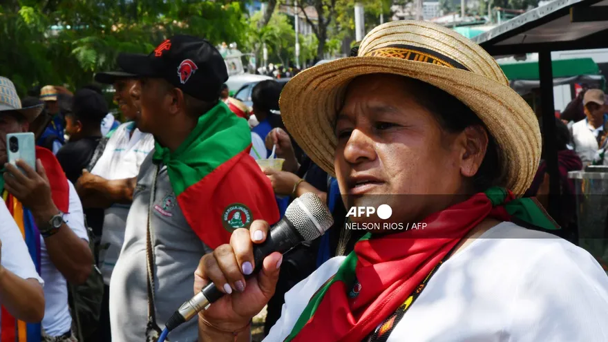 Senadora colombiana indígena, Aida Quilcué