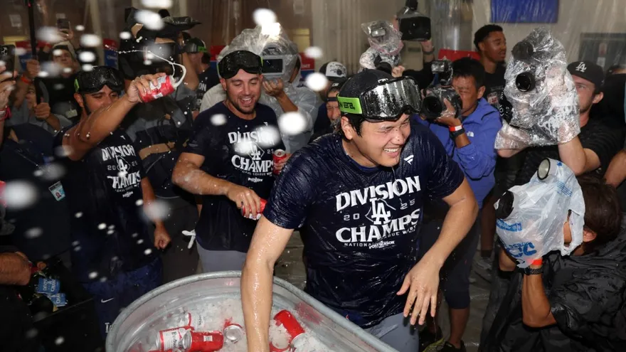 Los Dodgers campeones de división de la Liga Nacional