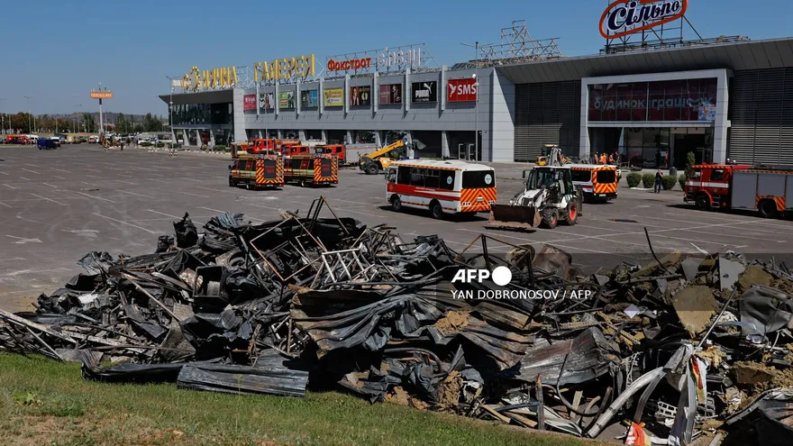 Russian drone attack on Ukrainian shopping center kills 16, injures over 100