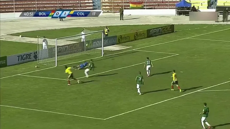 Bolivia no pudo contener a Colombia y perdió 2-3