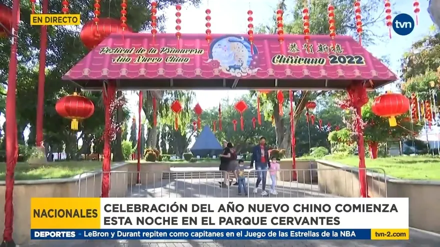 Año nuevo chino en el Parque Cervantes de David