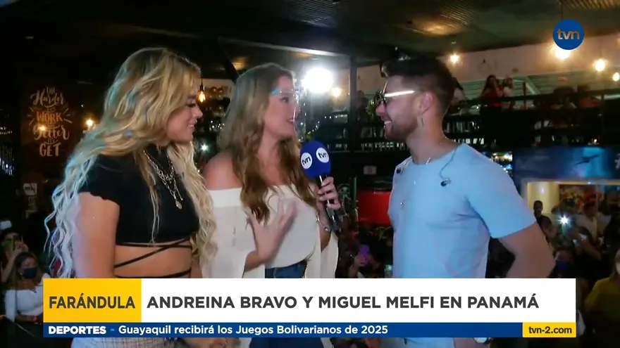 Andreina y Miguel Melfi están en Panamá para la final de El Poder del Amor