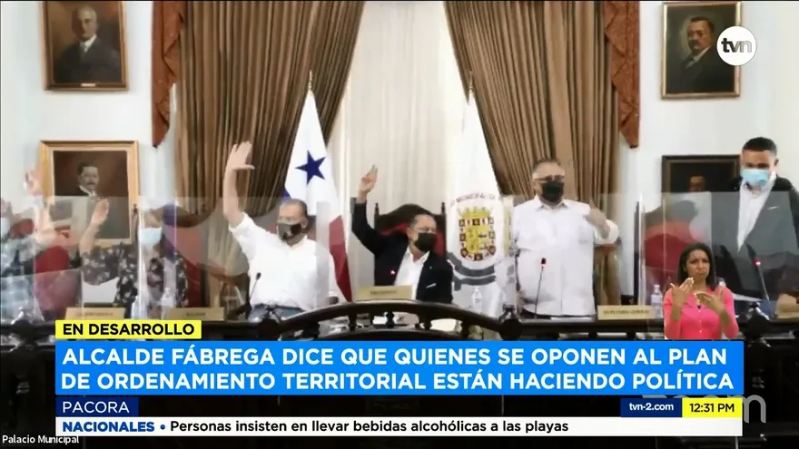 El alcalde Fábrega reacciona por plan de ordenamiento