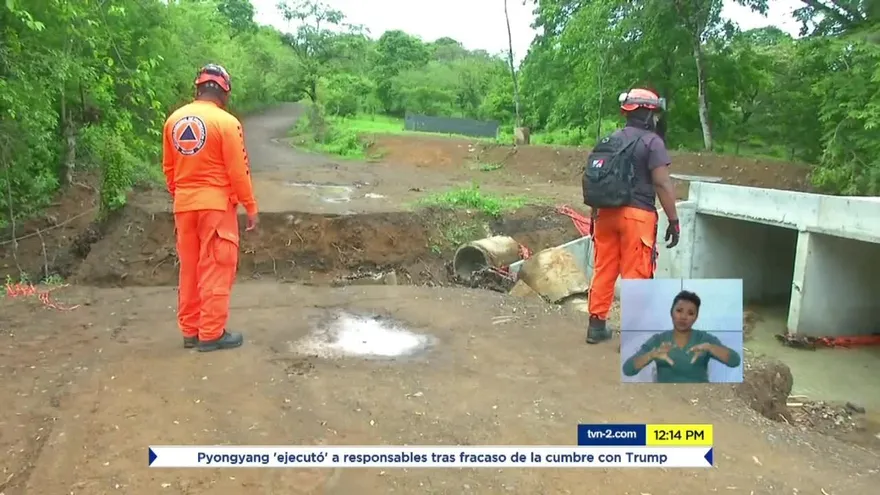 Vado colapsa en comunidad de Veraguas