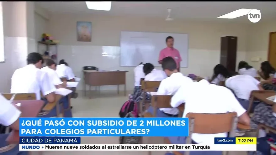 ¿Qué pasó con subsidio de 2 millones para colegios particulares?
