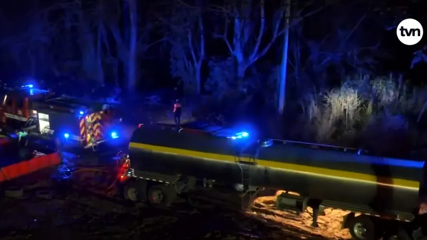 Humo tóxico de cerro Patacón.