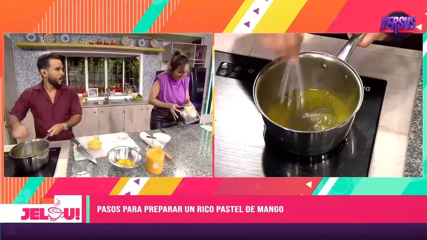 Receta: Pastel de mango