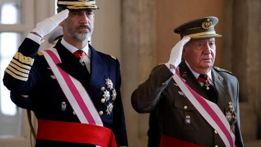 Felipe VI y Juan Carlos I