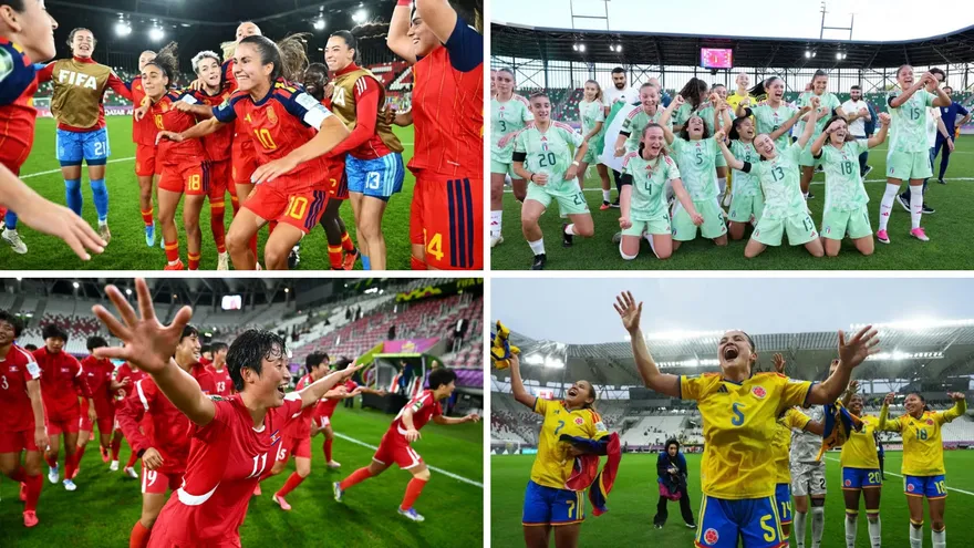España, Italia, Corea del Norte y Colombia son los semifinalistas del Mundial Femenino Sub-20 2026